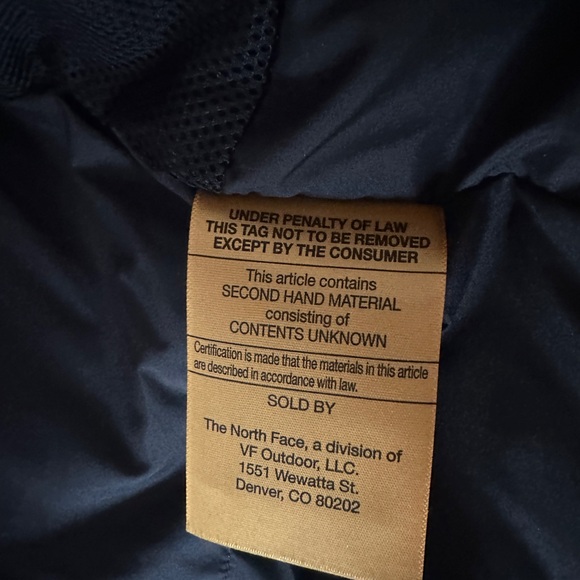 Men’s North Face Down Snow Jacket NWOT - Picture 4 of 6